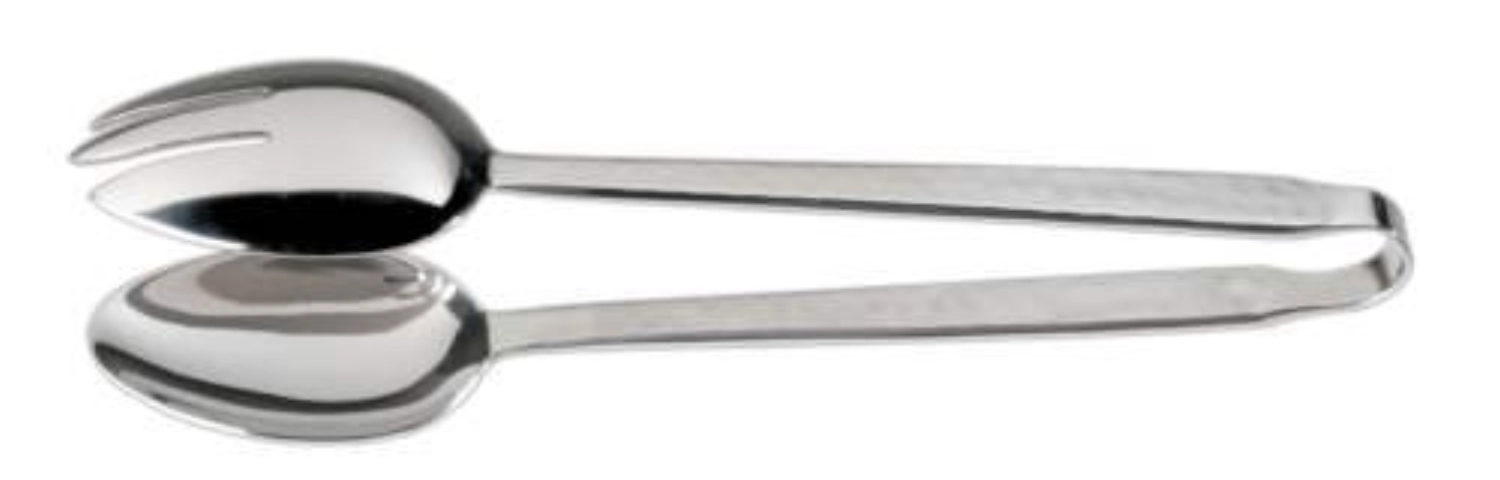 Pince à servir, acier inoxydable, martelé, L28cm
