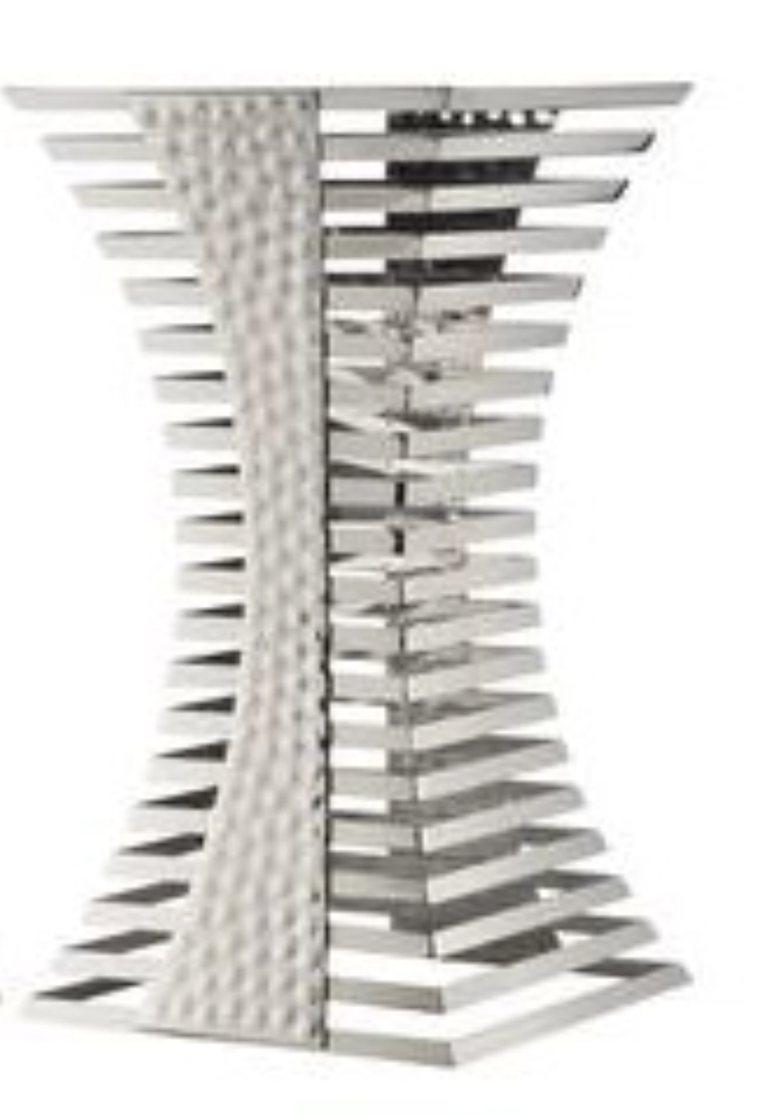 SKYLINE Support de buffet inox, brillant, 32x32x58.5cm