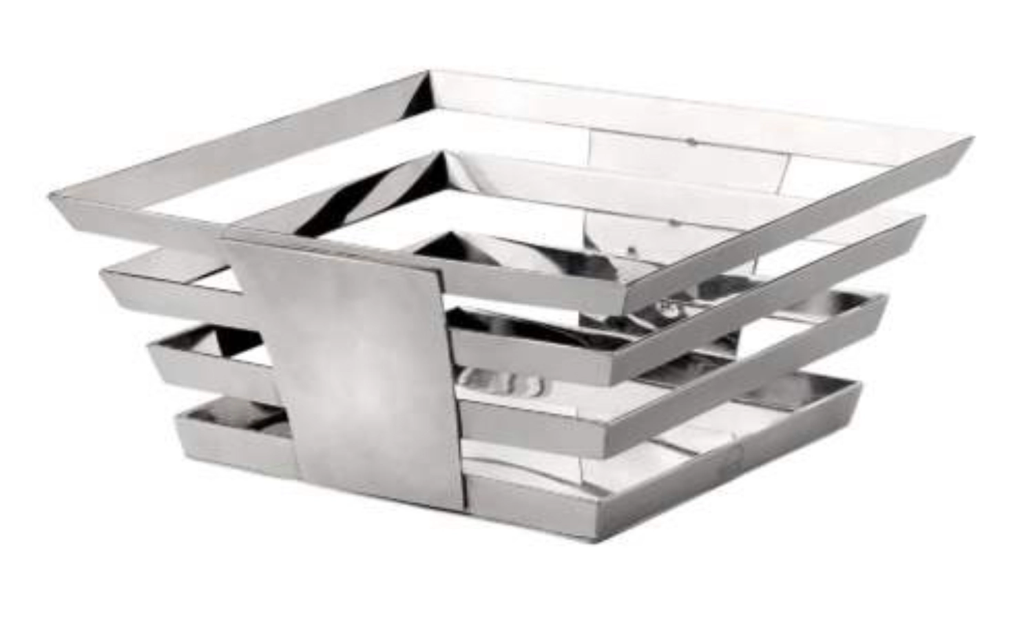 SKYLINE Corbeille à fruits/à pain inox. polie, 25x25x11.5cm