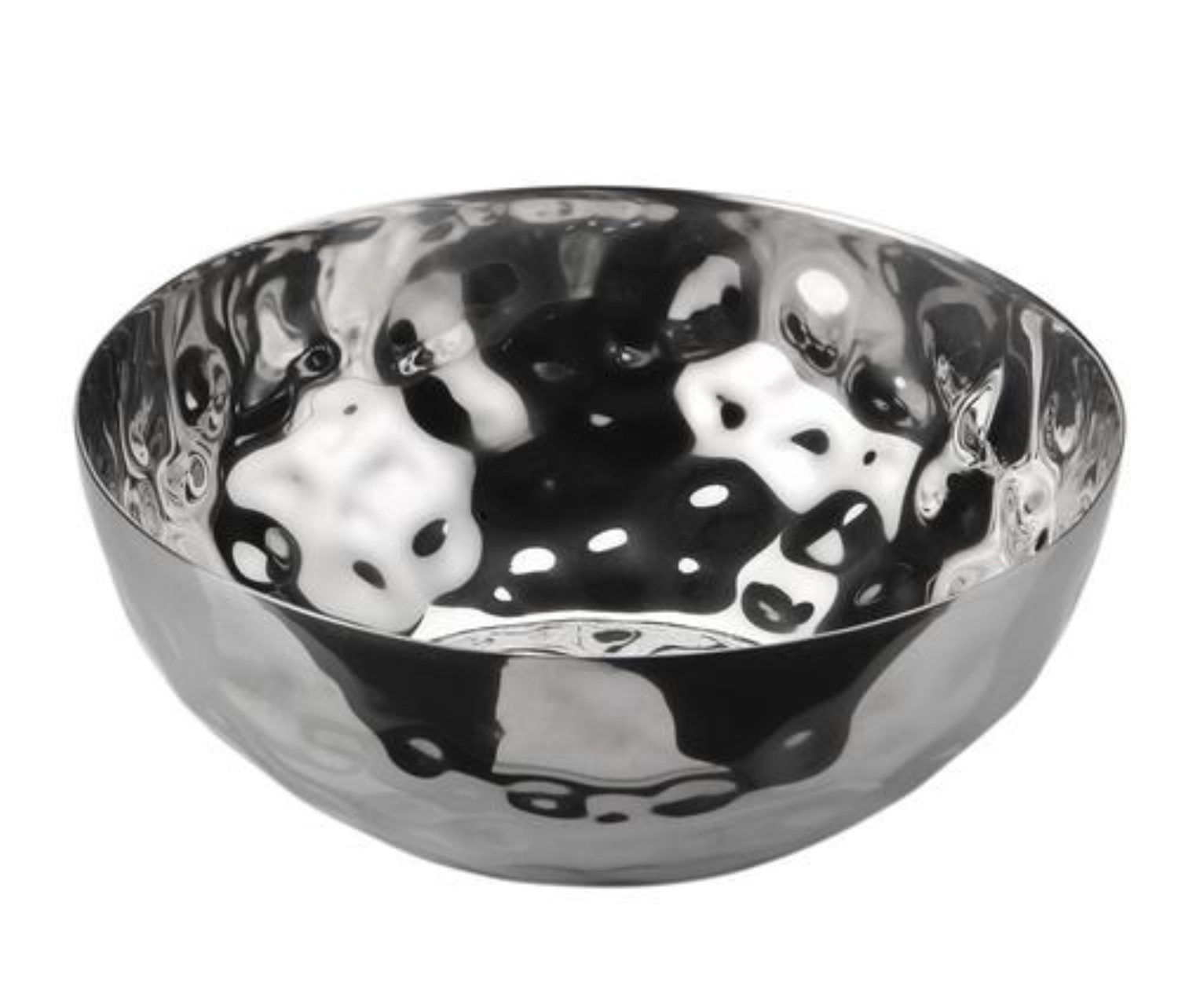 Schale, Edelstahl, gehämmert, D17cm, H6.5cm, 1.1L