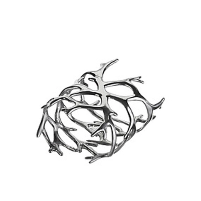 2er Set REEF Serviettenring, Zinnlegierung, D5.5x3.5 L7.5cm