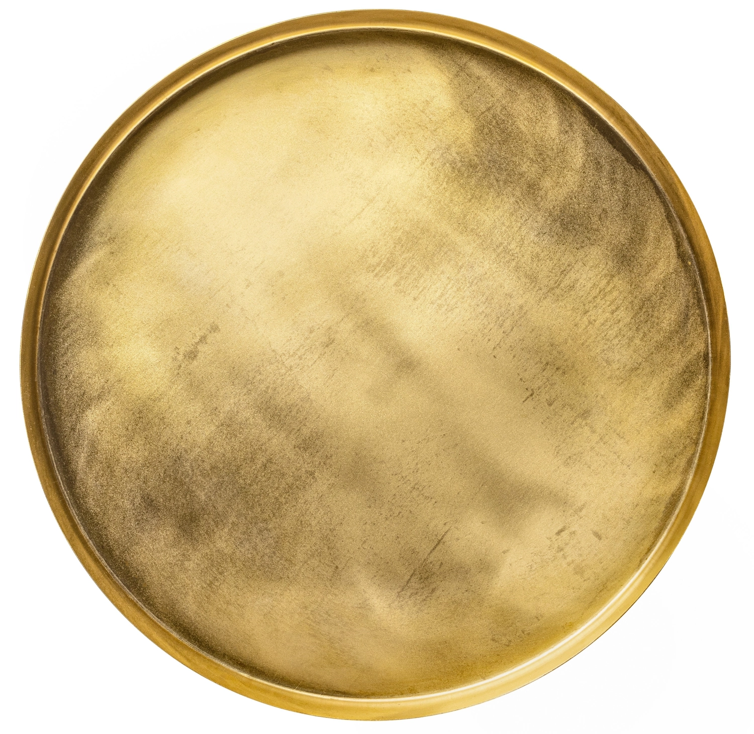 Plateau de service ORBIS - laiton, mat - D40cm H3cm