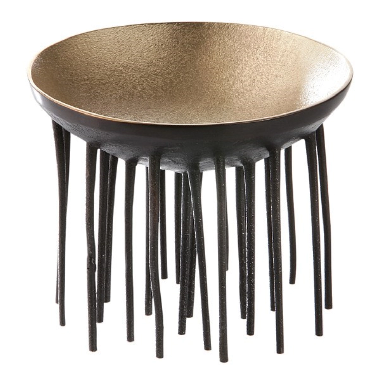 FAKIR Schale Messing, goldfarben/schwarz, D12.5cm, H10cm