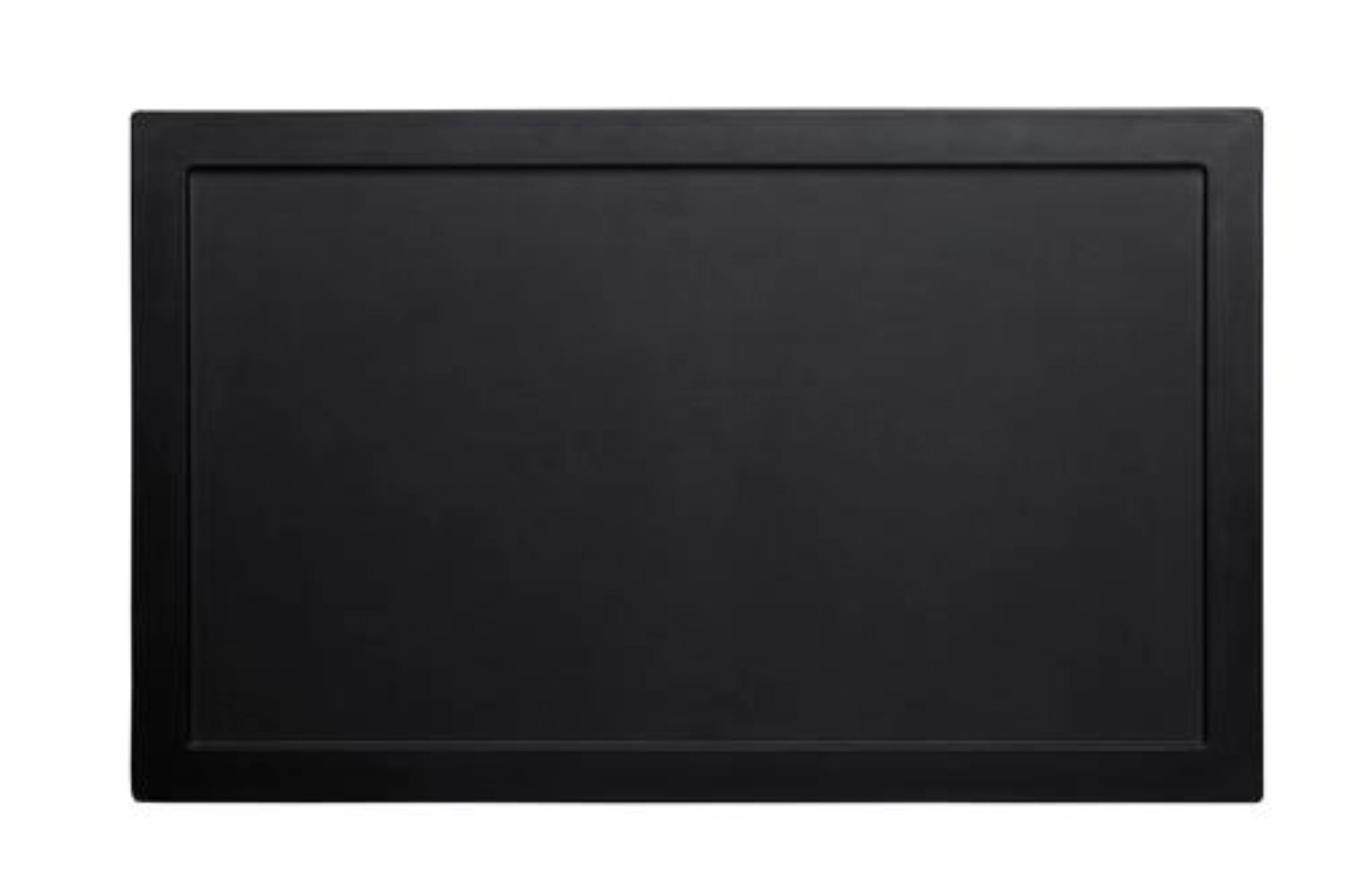 2er Set GN-Tablett 1/2, Melamin, schwarzm., 26.5x32.5x1.8cm