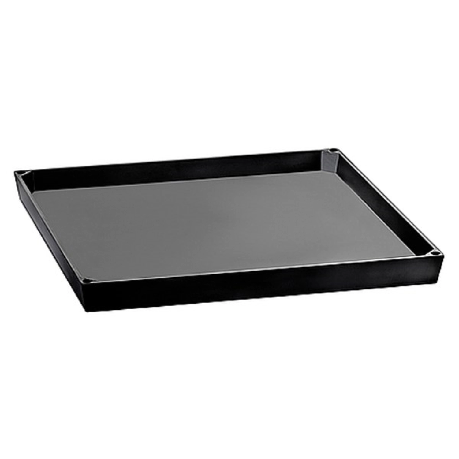 Kühlbasis/-tablett, Melamin, schwarz matt, 41x41x3.5cm