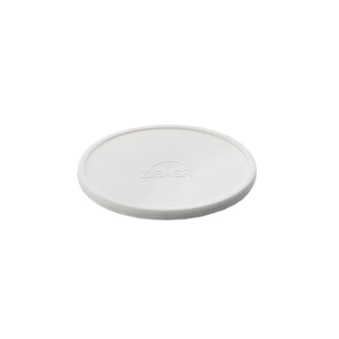 24 x Set de dessous de verre,silicone, blanc, D5cm, H3mm