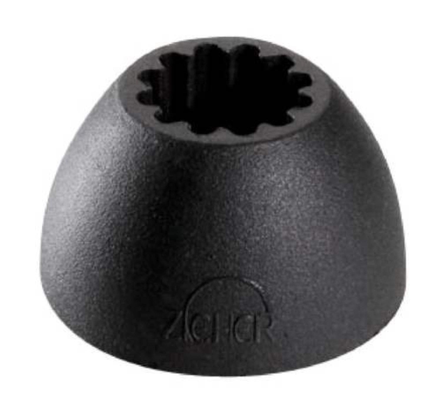 6er Set Reagenzglashalter, Silikon, schwarz, D4,6cm, H2.7cm