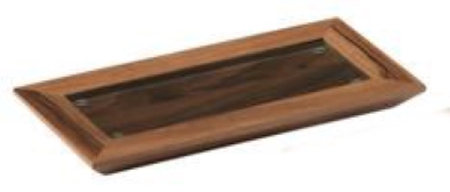 SOLID Plateau en noyer massif, 25.8 x 10.2 x 2cm