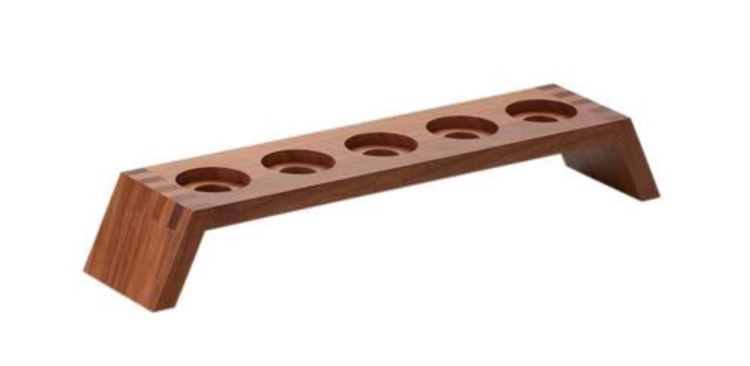 MODUL Brücke Walnuss-Massivholz, 42.5x9x6.5cm