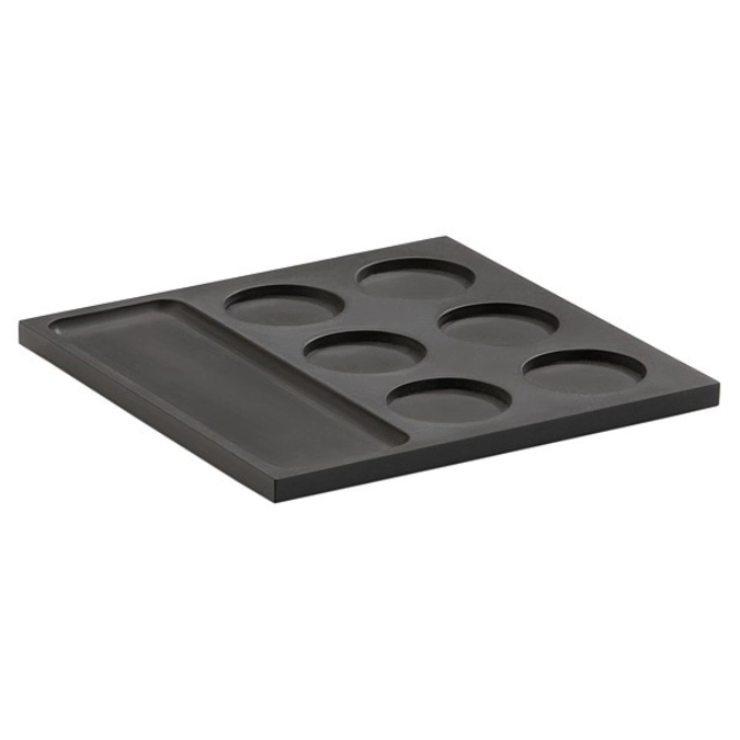 Insert p. capsules de café, noir, 15.8x15.8x1cm