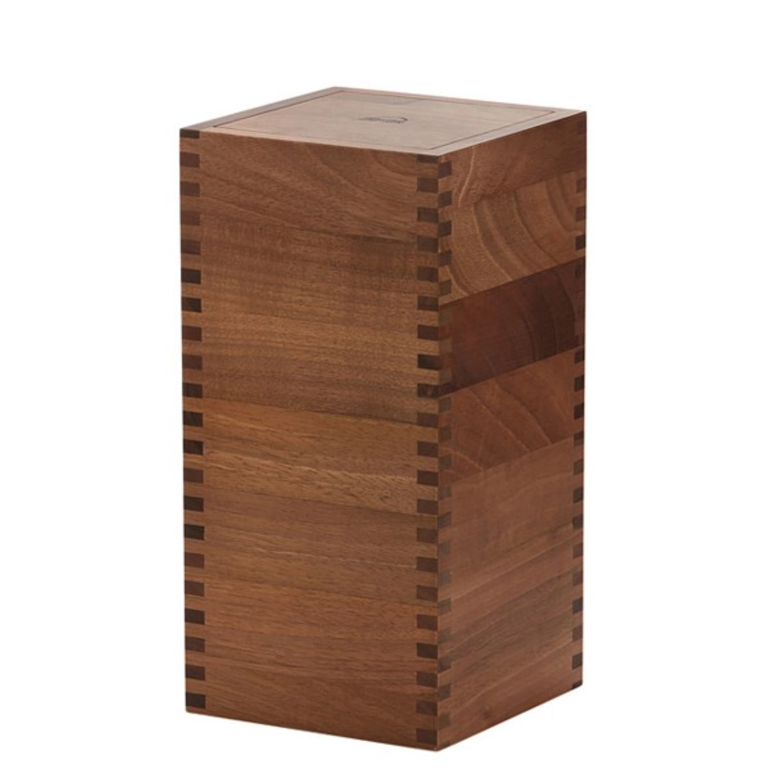 2 Set SOLID Présentoir de buffet en bois de noix, 12x12x24cm