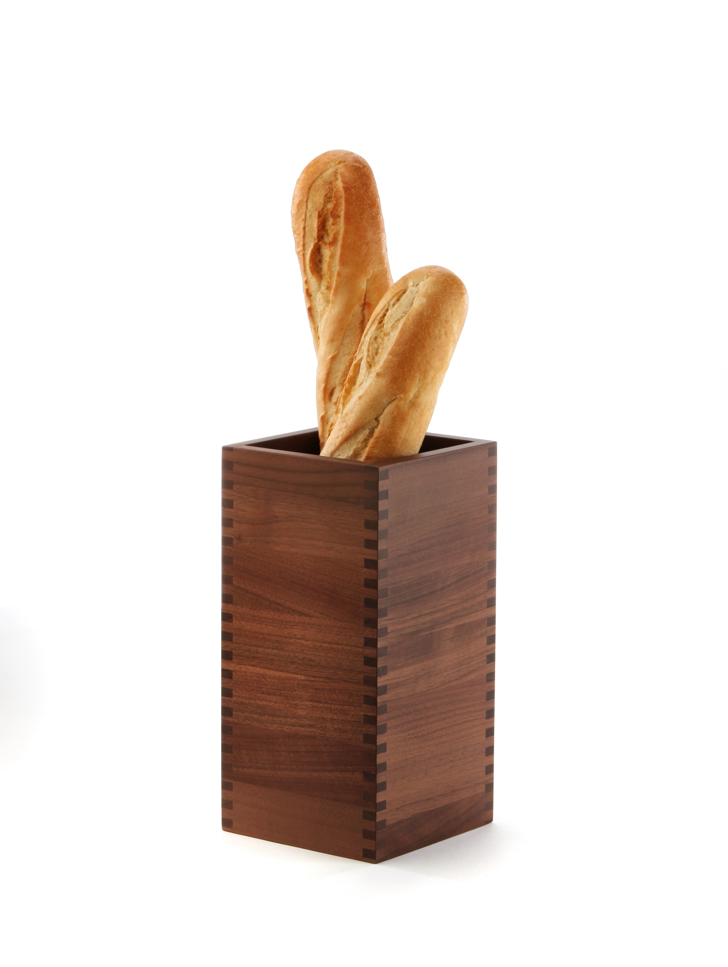 2 Set SOLID Présentoir de buffet en bois de noix, 12x12x24cm