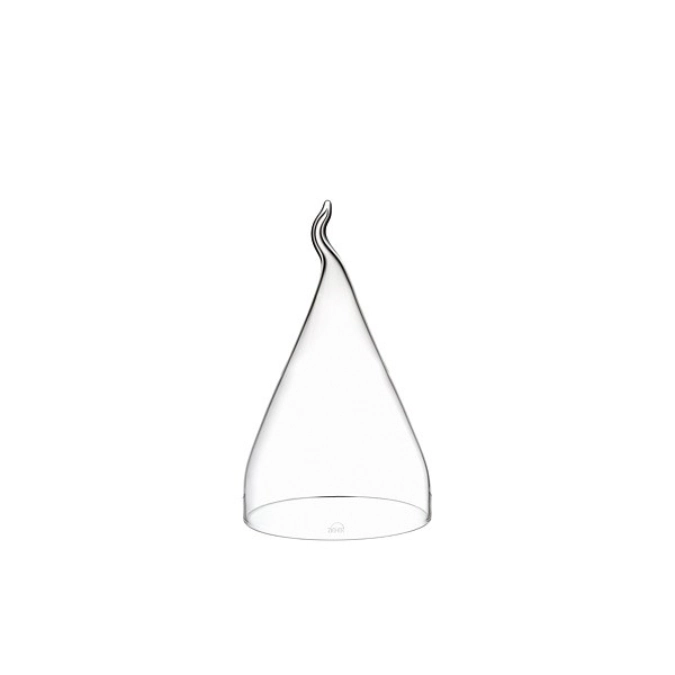 Cloche en verre, verre borosilicaté D18.5cm, H29-32cm