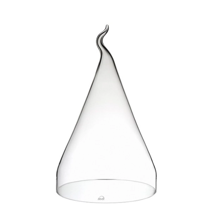 Cloche en verre, verre borosilicaté D26cm, H41-44cm
