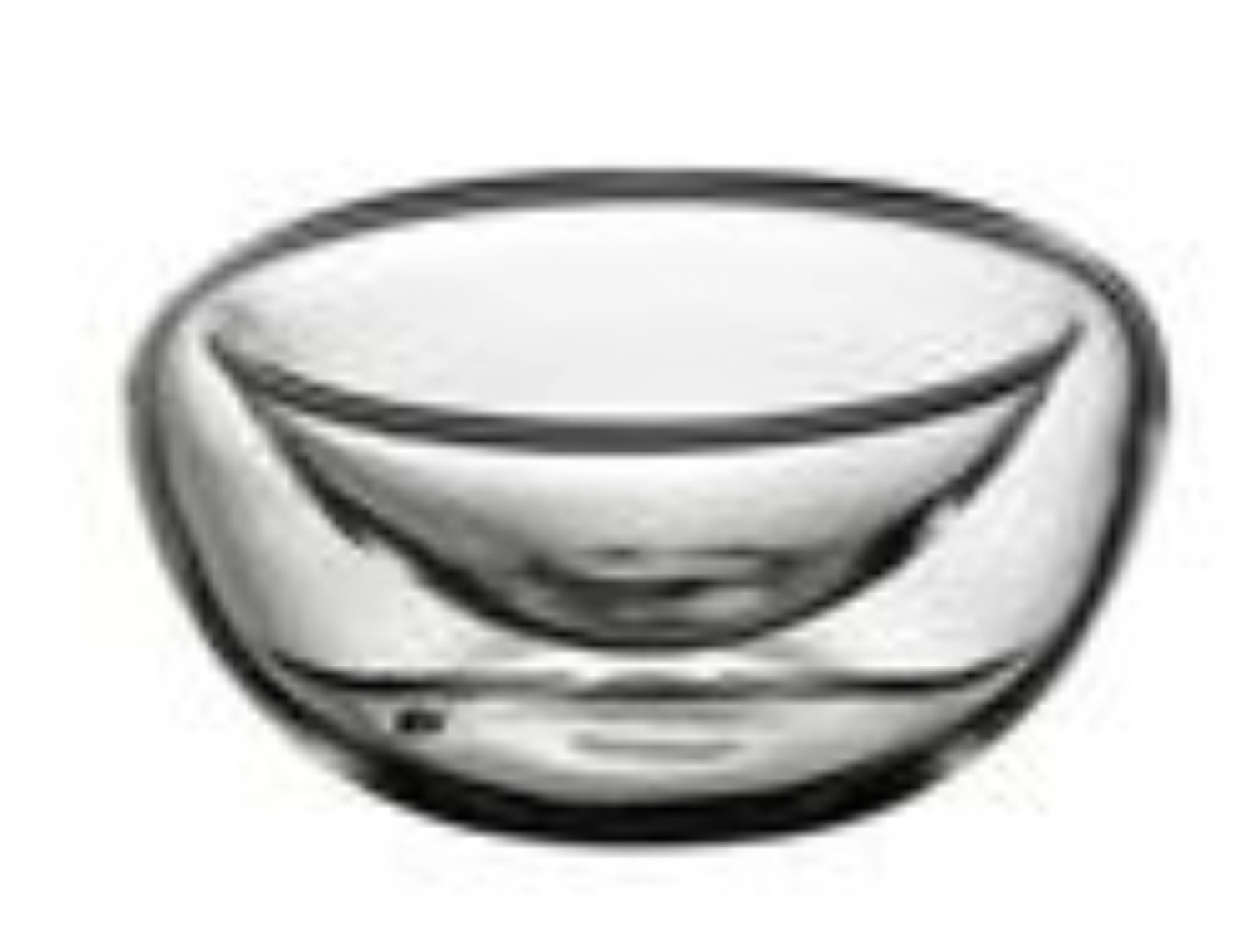 Lot de 6 coupes en verre, double paroi, D9cm, H4cm, 0.07L