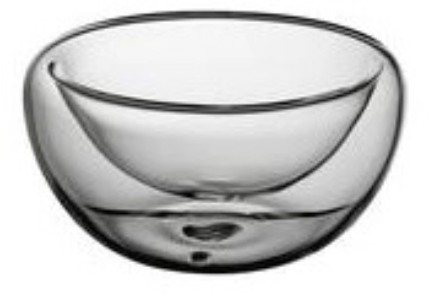 6er Set Glasschale 0.15L doppelwandig, D11cm, H5.5cm