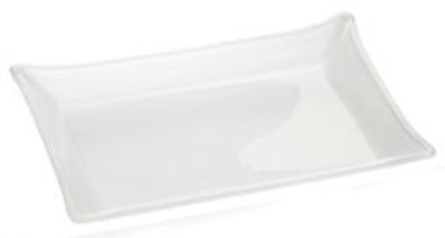 Plateau en verre, satiné, 31x21x3.5cm