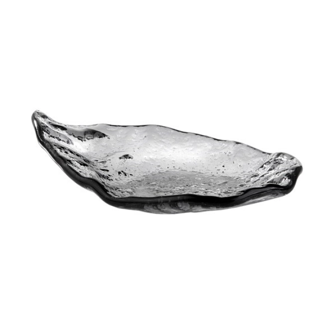 12er Set Glasschälchen, schwarzgrau, 11x7.5cm
