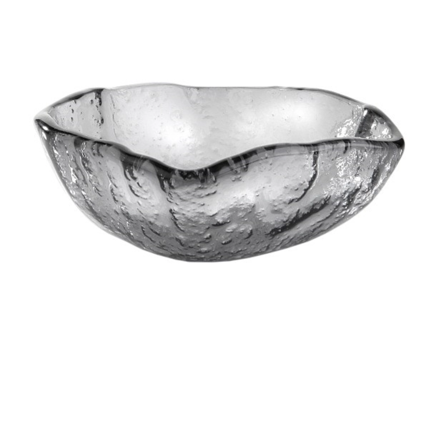 12er Set Glasschälchen, schwarzgrau, D8cm, H3cm