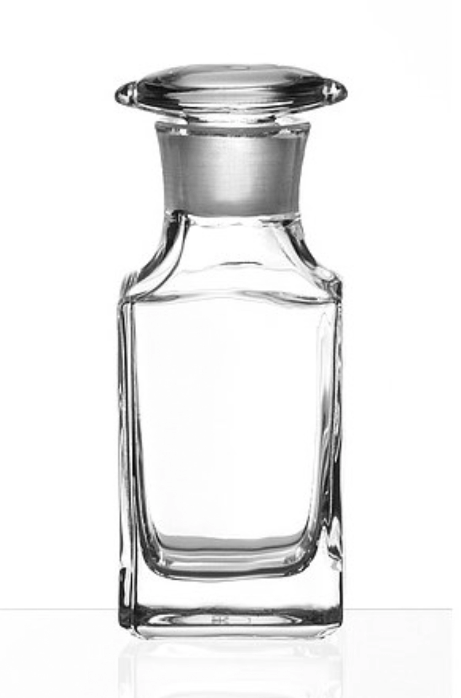 Set de 3 bouteilles/verseuses a. bouchon, 5x5x12.5cm, 0.12L