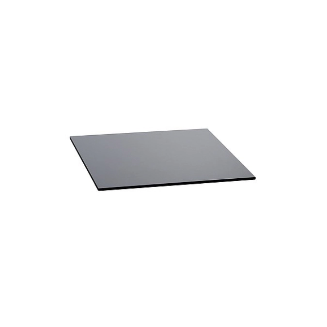 Plateau de buffet stratifié, gris foncé, 50x50x0.8cm