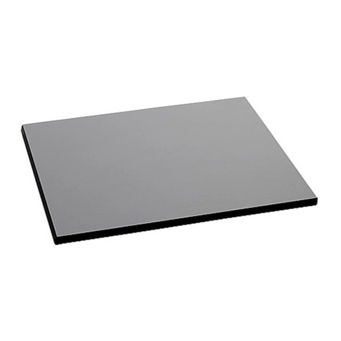 Plateau de buffet stratifié, gris foncé, 34x34x0.8cm
