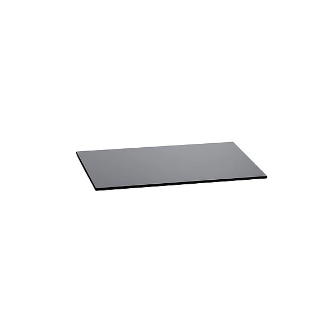 Plateau de buffet stratifié, gris foncé, 53x32.5x0.8cm