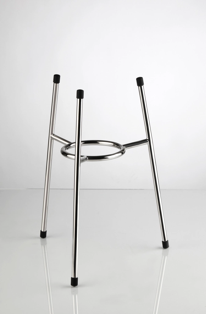 Set de 3 supports de buffet STABLO XL m. anneau, inox poli,