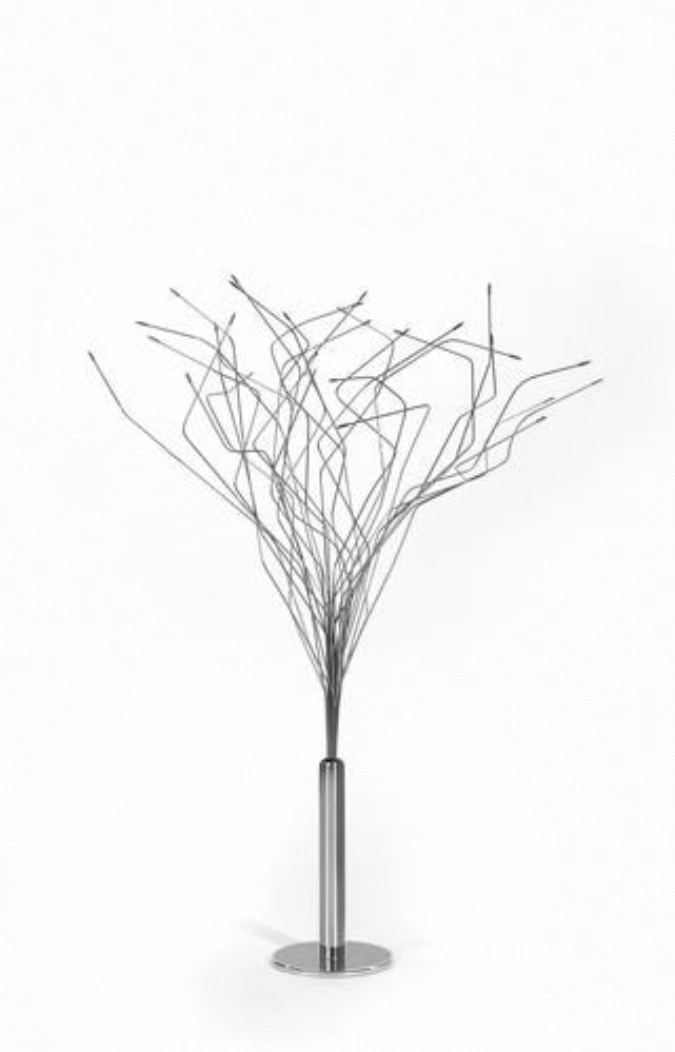 Arbre à fingerfood, acier inoxydable, poli H121cm