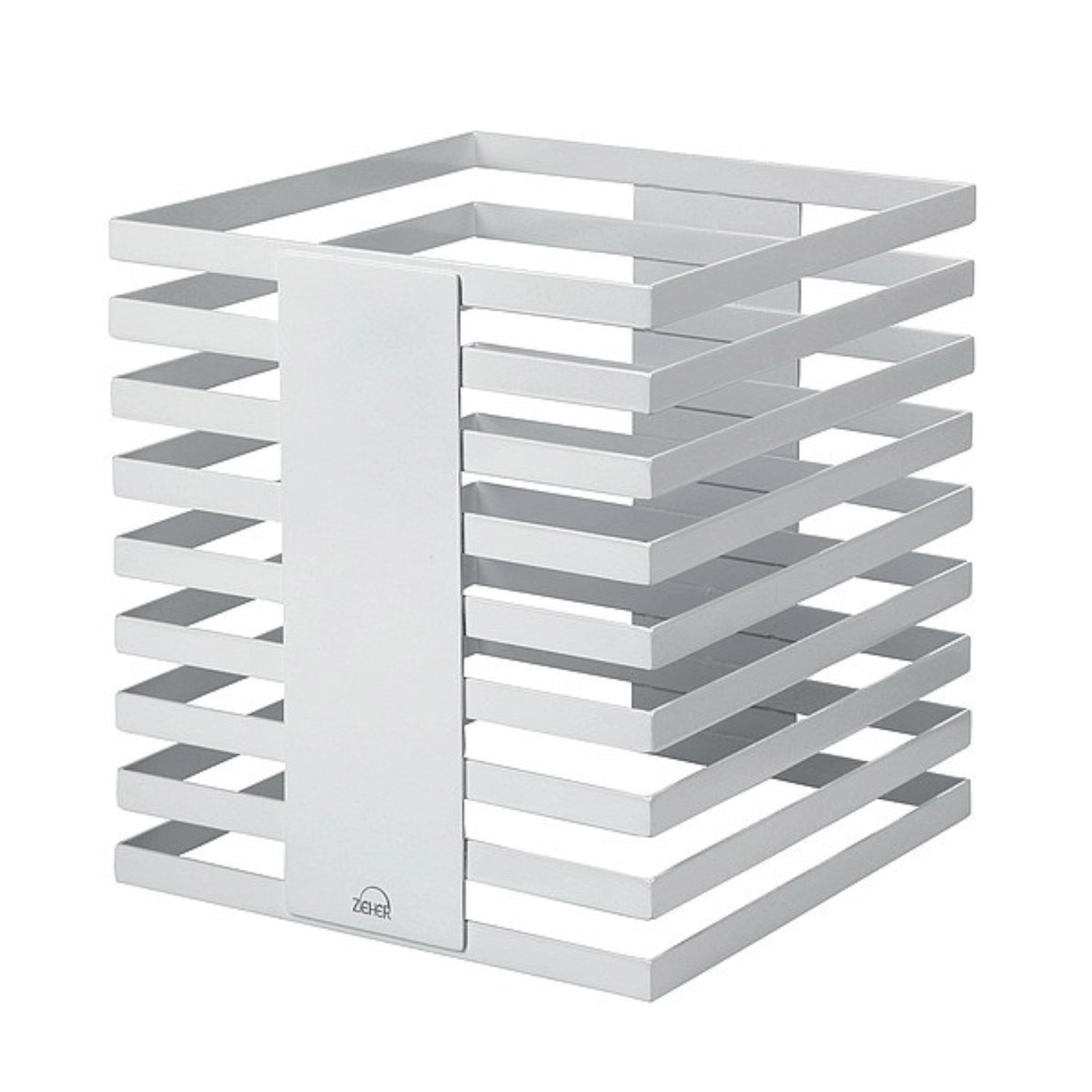 SQUARELINE Présentoir à buffet, inox, blanc, 24x24x25.5cm
