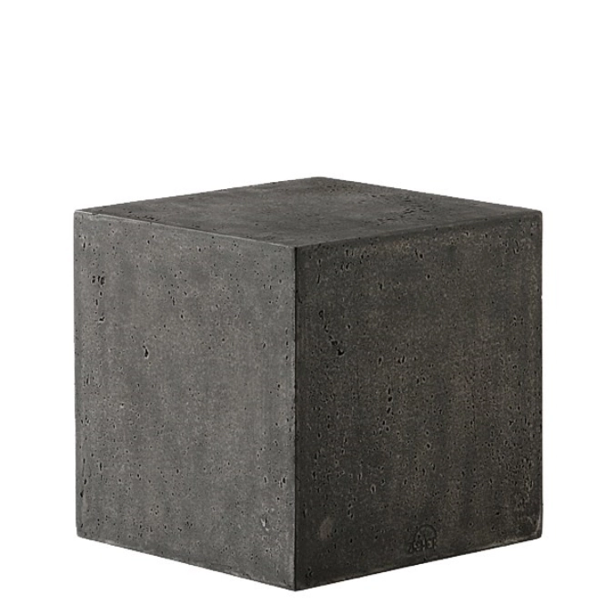 KONKRET! Buffetdisplay, dunkelgrau, 24x24cm, H24cm