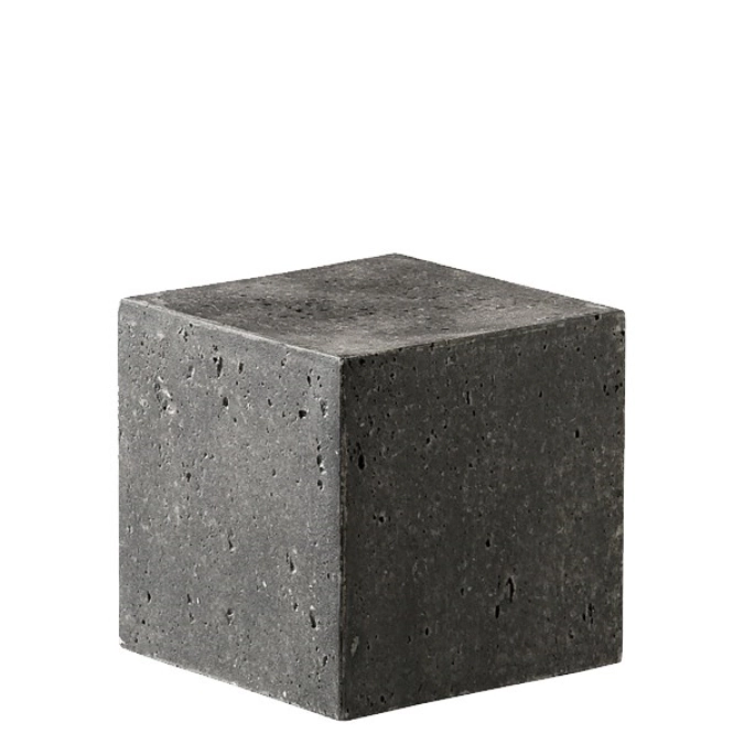 2er Set KONKRET! Buffetdisplay, dunkelgrau, 12x12cm, H12cm