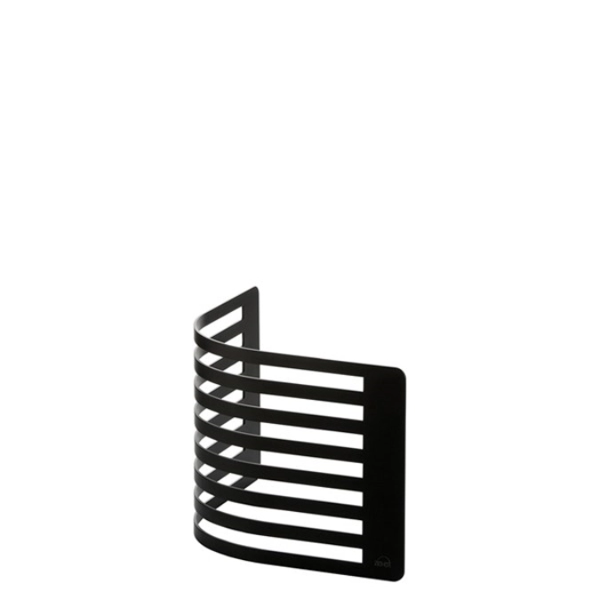 2er Set CURVE Buffetständer, schwarz matt, 27x27x22.5cm