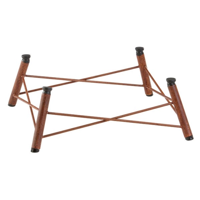 CROSSLINE Buffetdisplay, Stahl, Echtrost 41.5x41.5x15.5cm