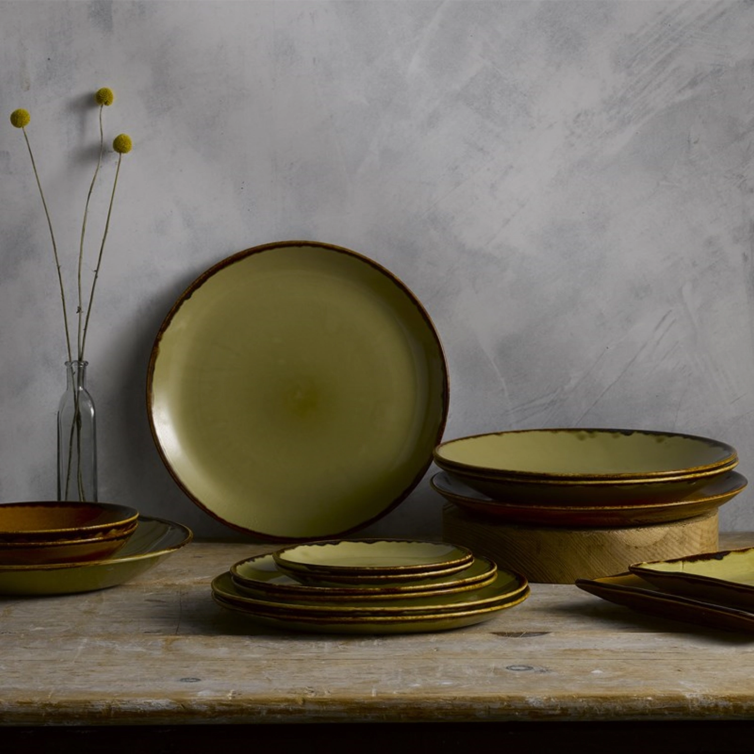 Harvest Green Walled Teller