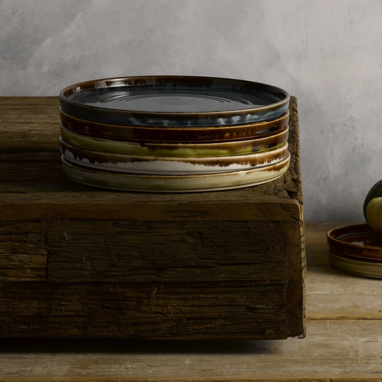 Harvest Mustard Assiette roulante