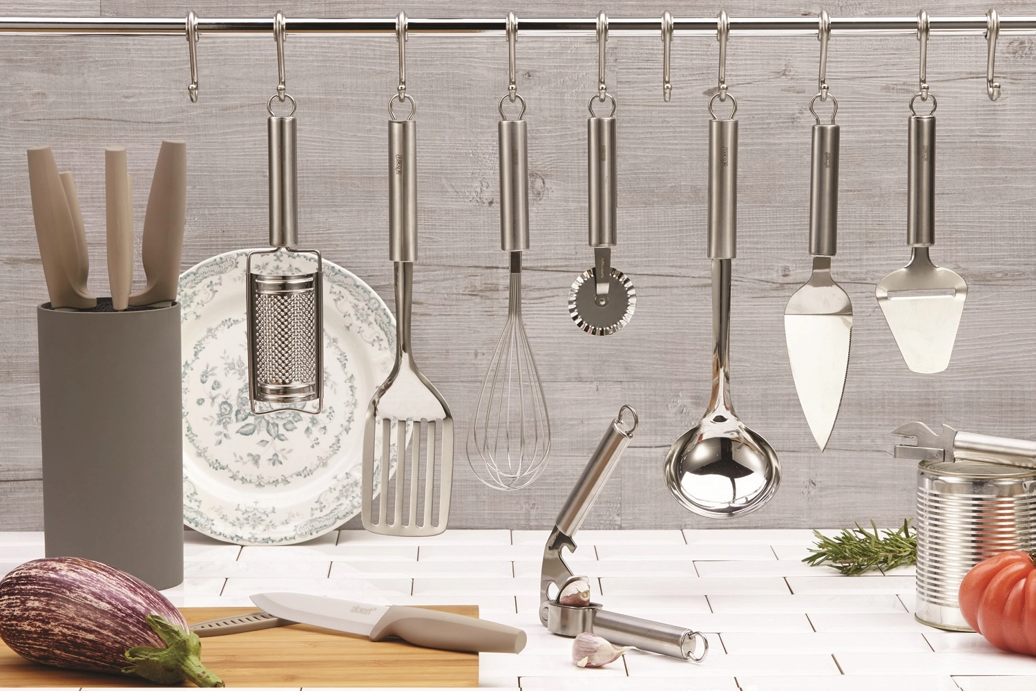 Daily home louche de service en acier inoxydable 33.7cm