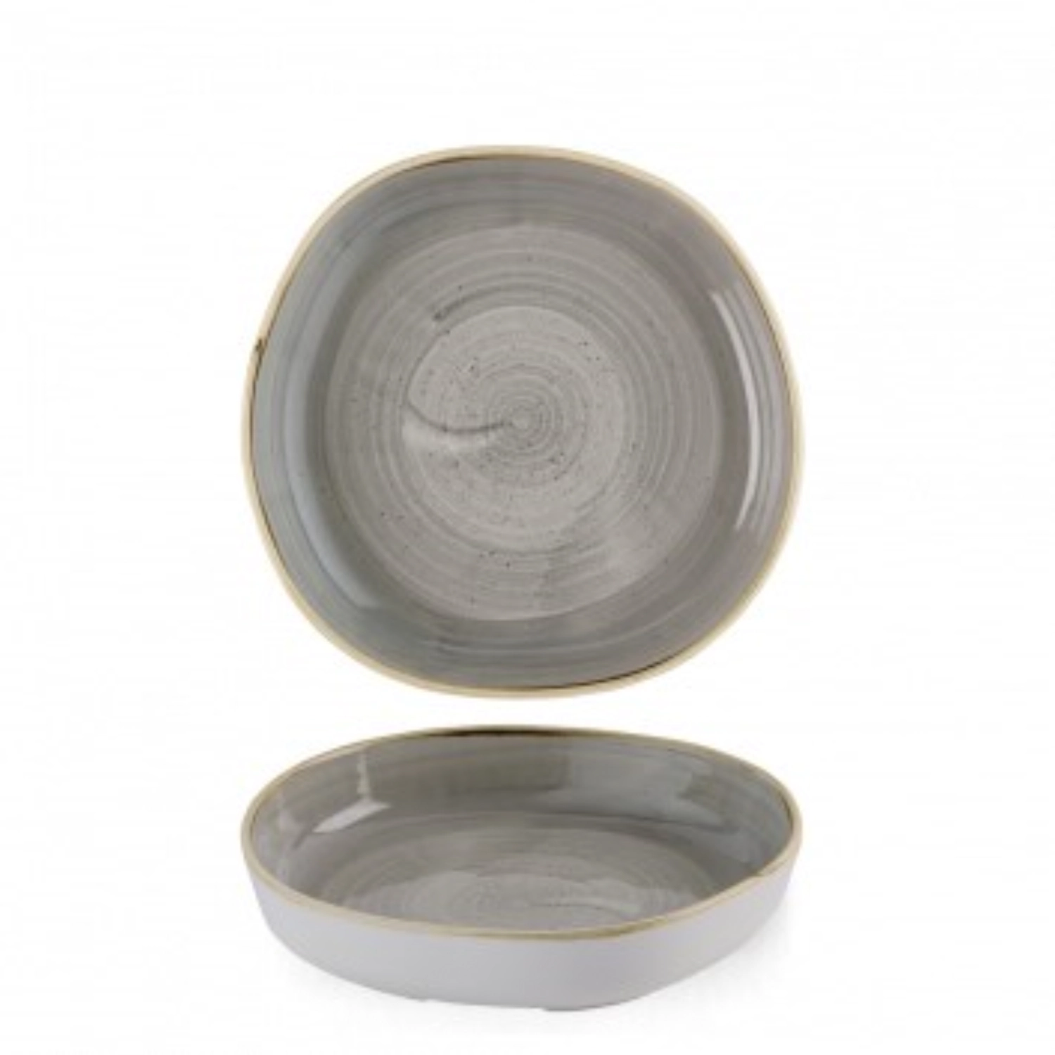 Stonecast Peppercorn Grey Bol à parois organiques