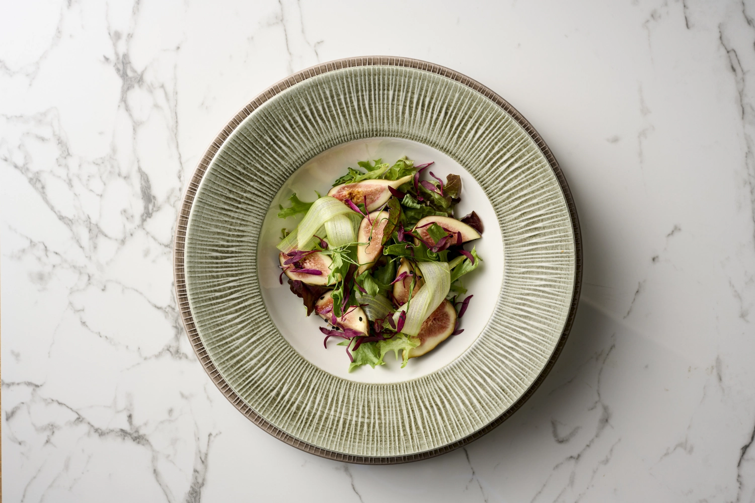 Bamboo Spinwash Alpine Coupe Assiette creuse