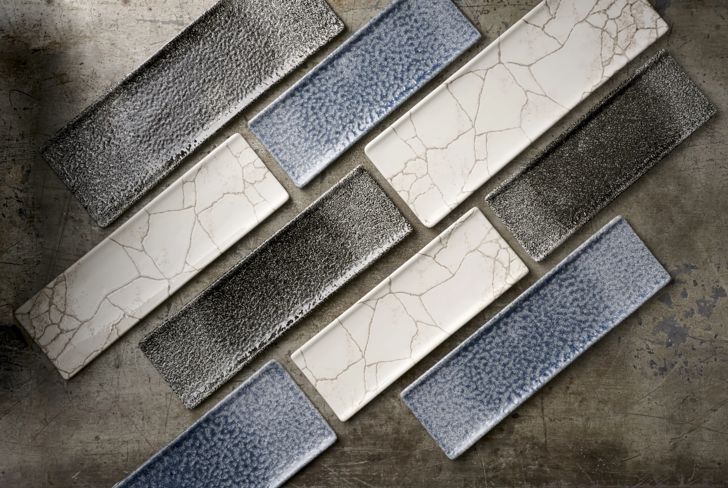 S.P. Raku Topaz Blue Plaque