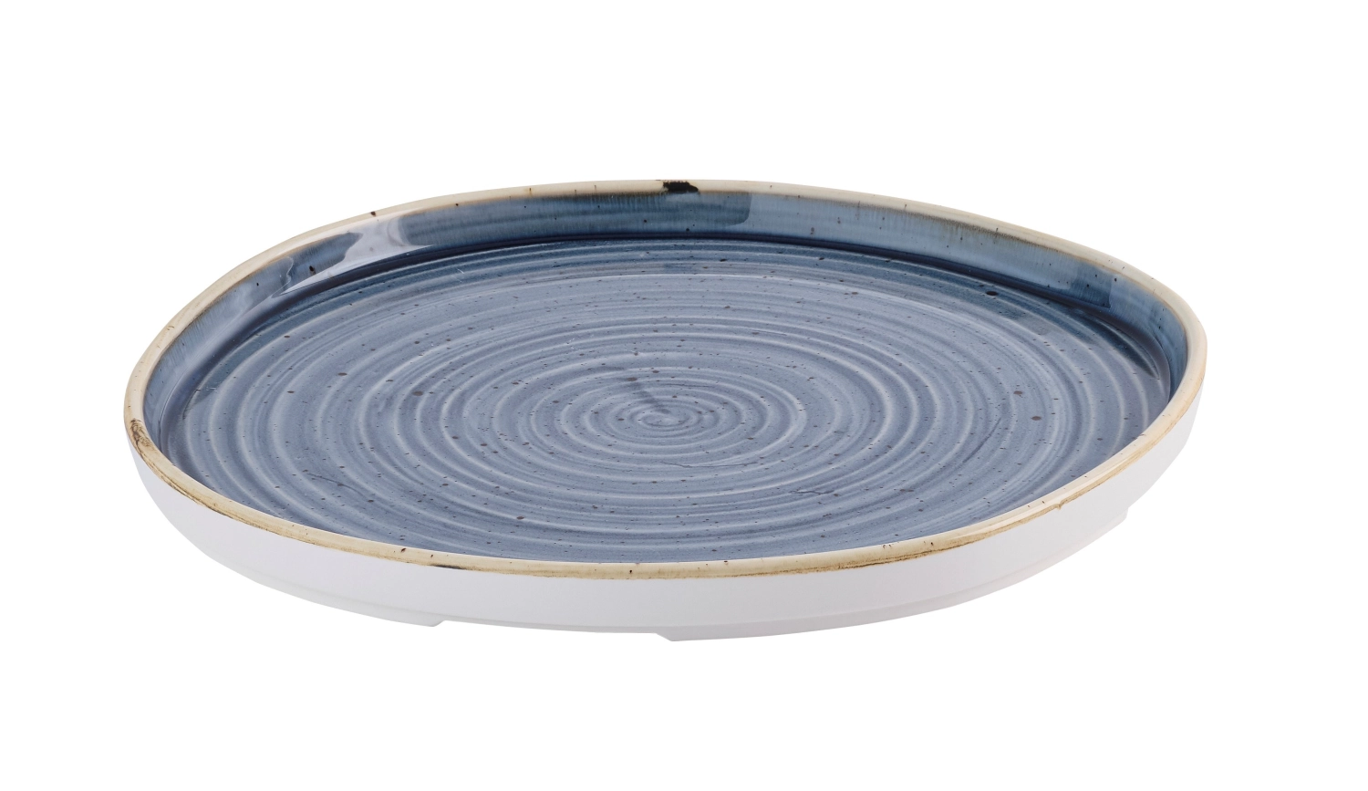 Stonecast Blueberry Organic Walled Teller flach