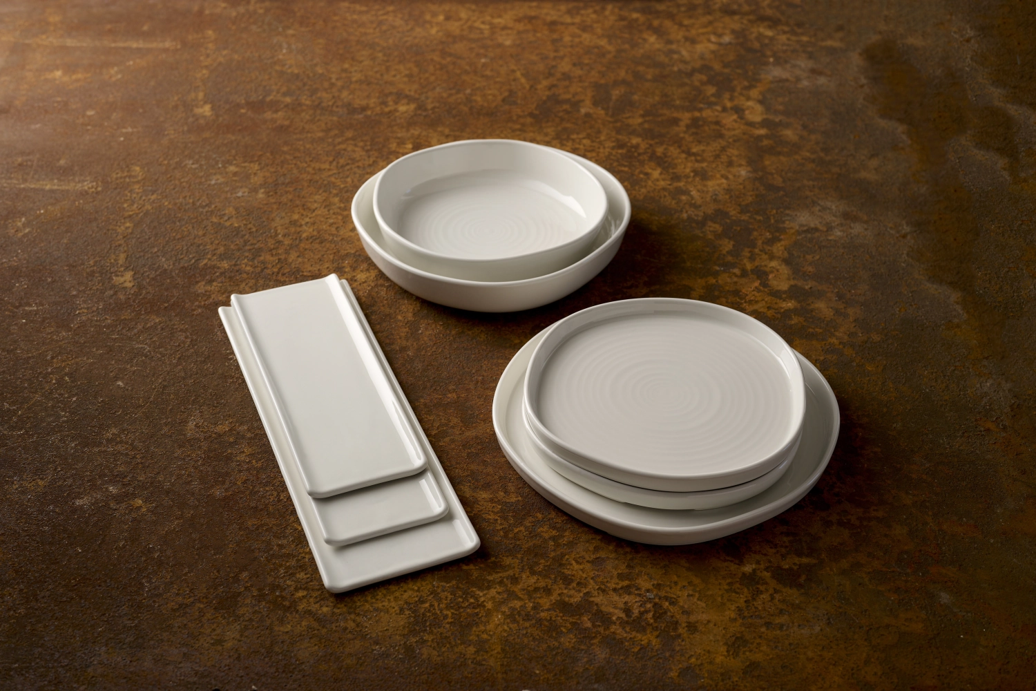 Chefs Plates White Plaque