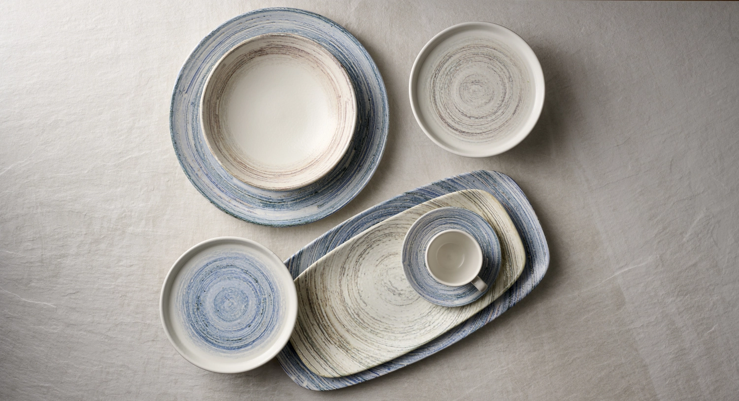 Elements Dune Walled Assiette plate