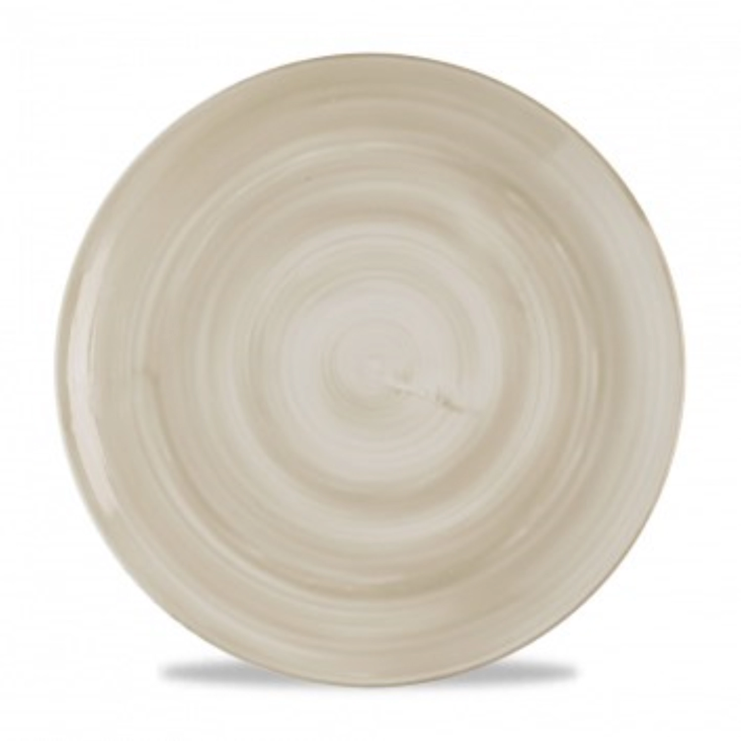 Stonecast Canvas Natural Coupe Assiette plate