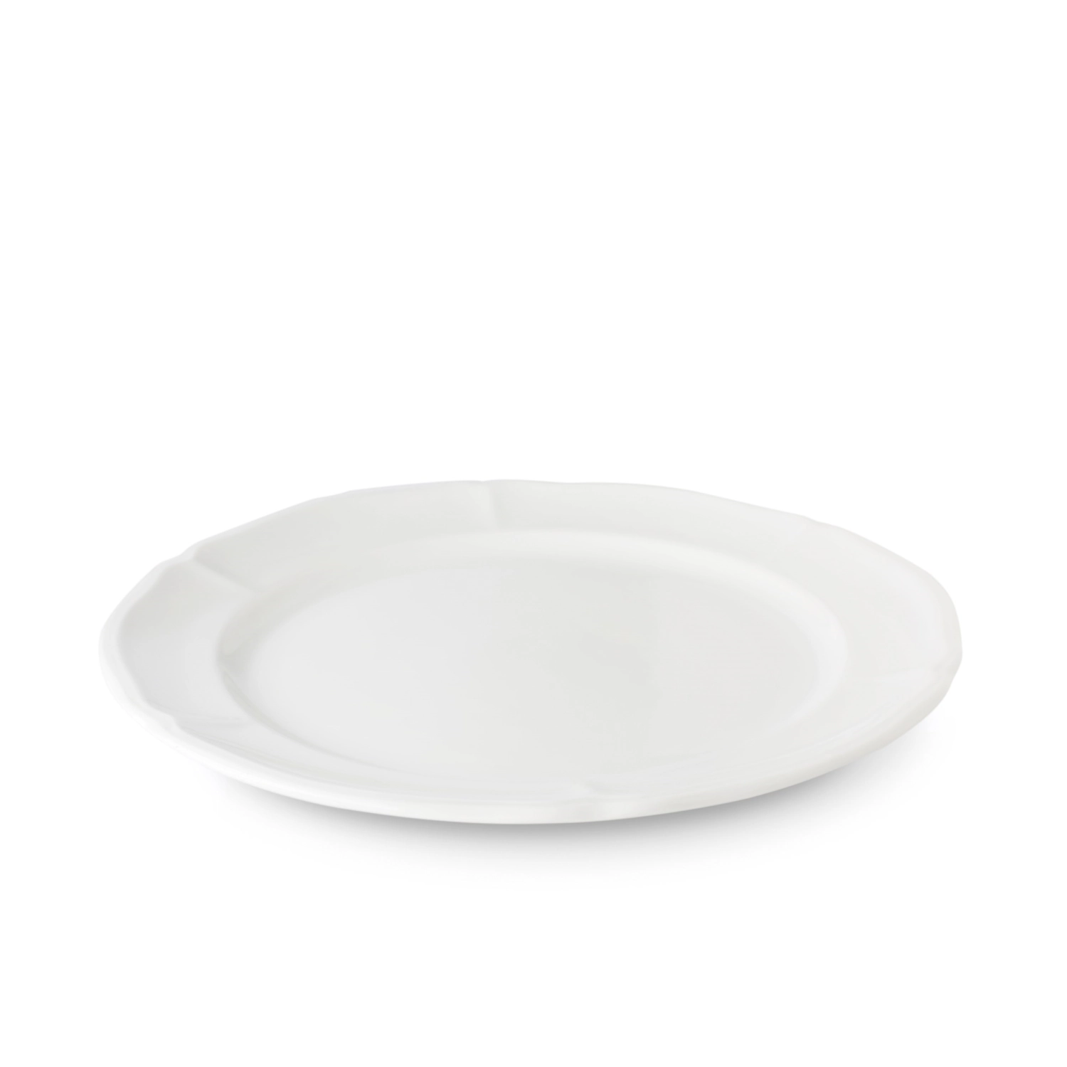 Baroque Assiette plate, 28cm, blanc