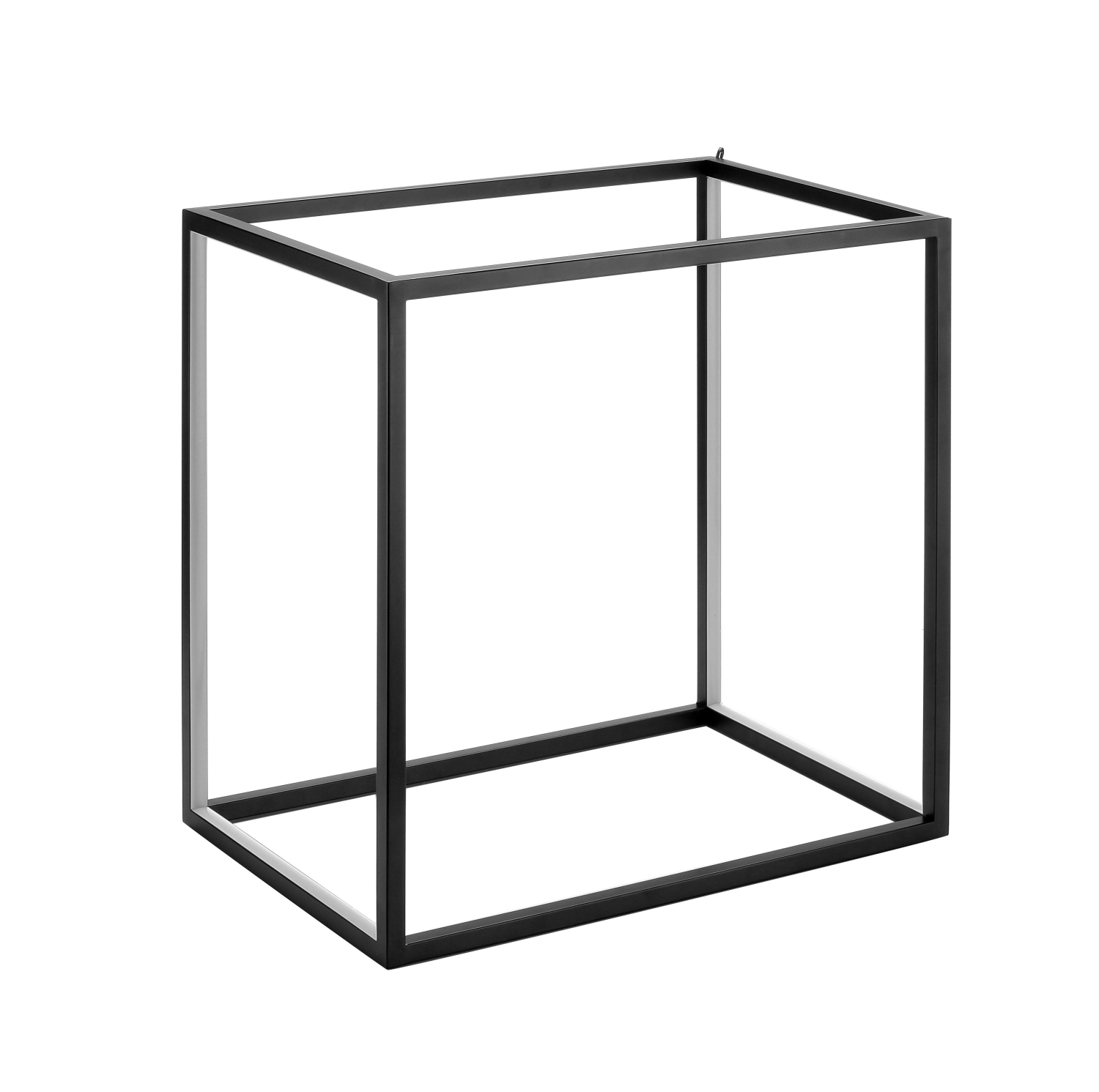 LED Display GLOW L, Stahl, schwarzmatt, 48x48x32cm