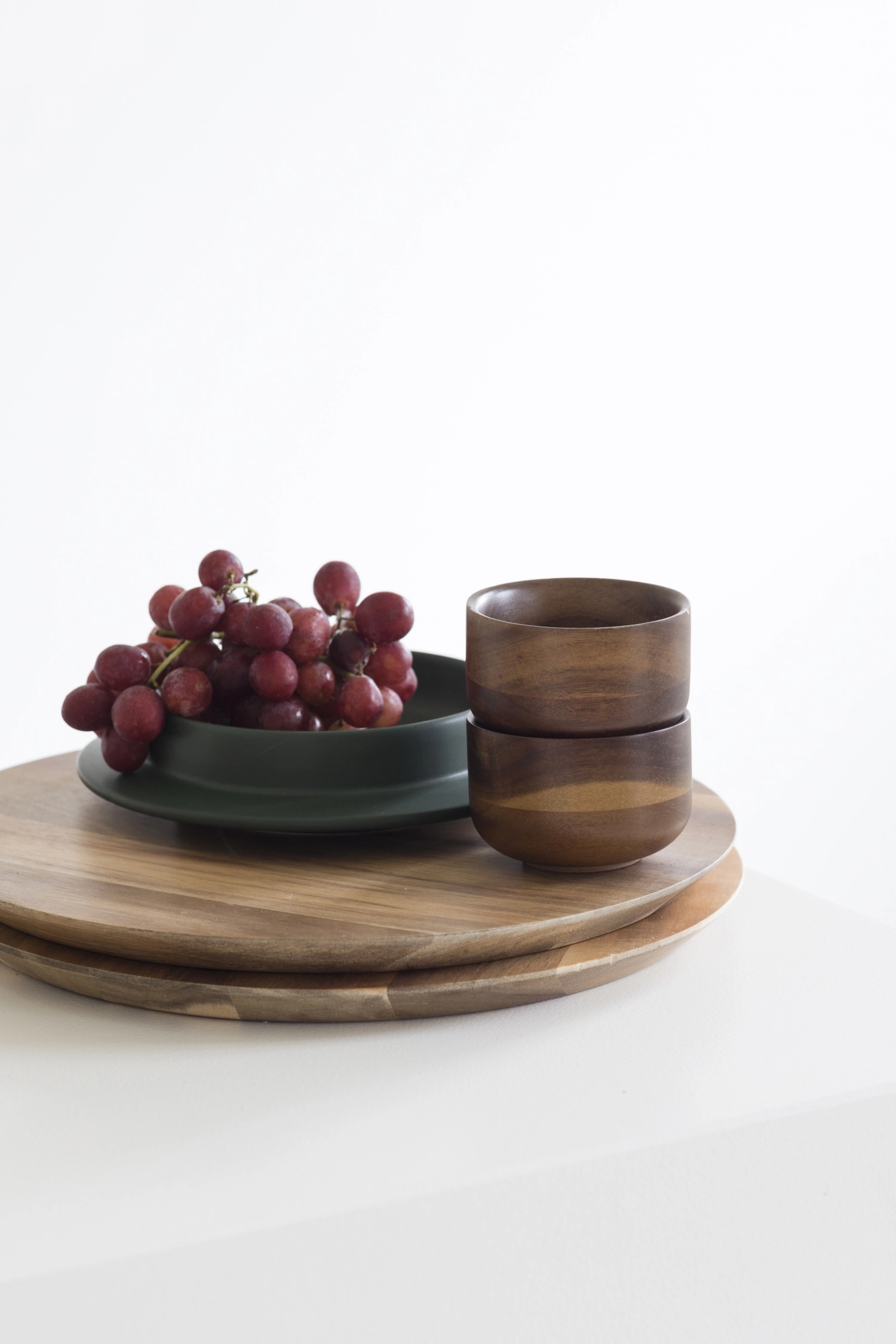 Collage Tasse à thé 15cl bois acacia