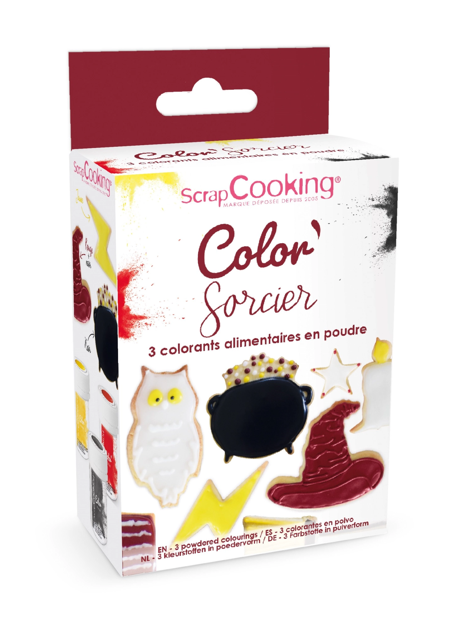 3er Set Lebensmittelfarben Pulver