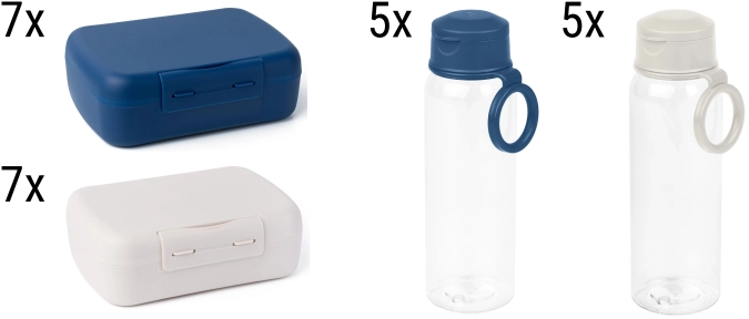 Basic brunch display (bleu foncé,beige)