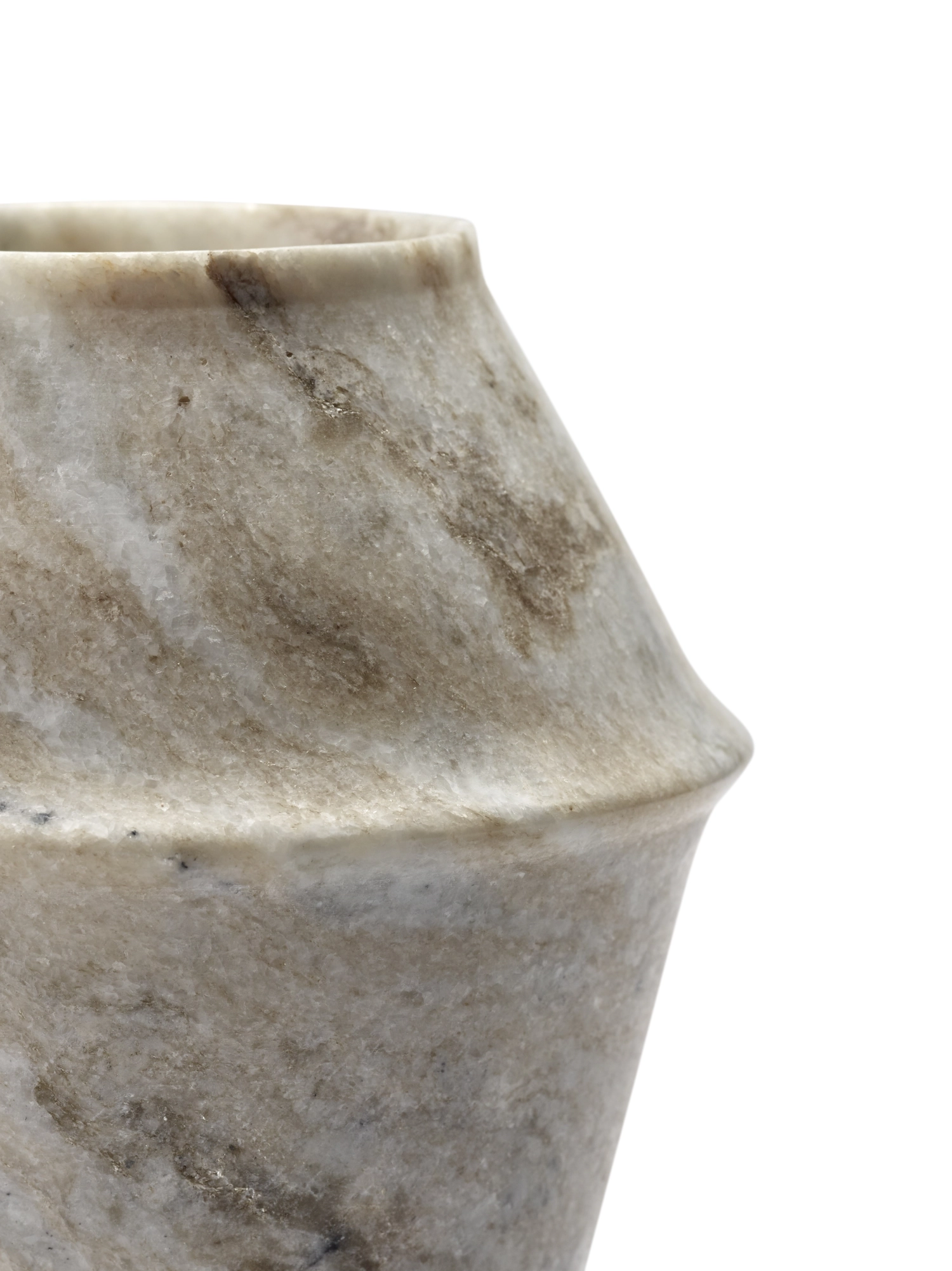 Dune Vase 2 hell braun D14xH18